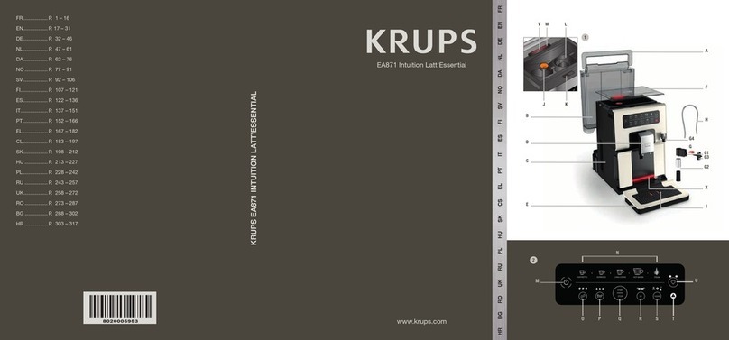 Krups EA871 User manual