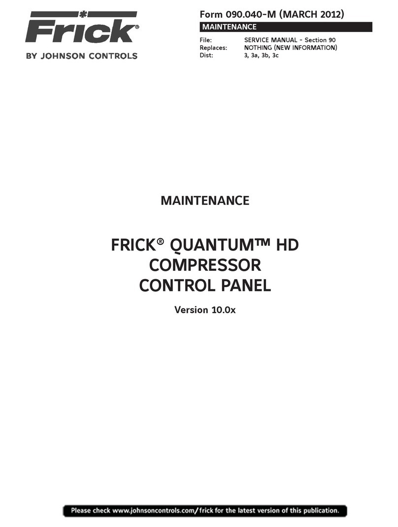 Johnson Controls FRICK QUANTUM HD maintenance