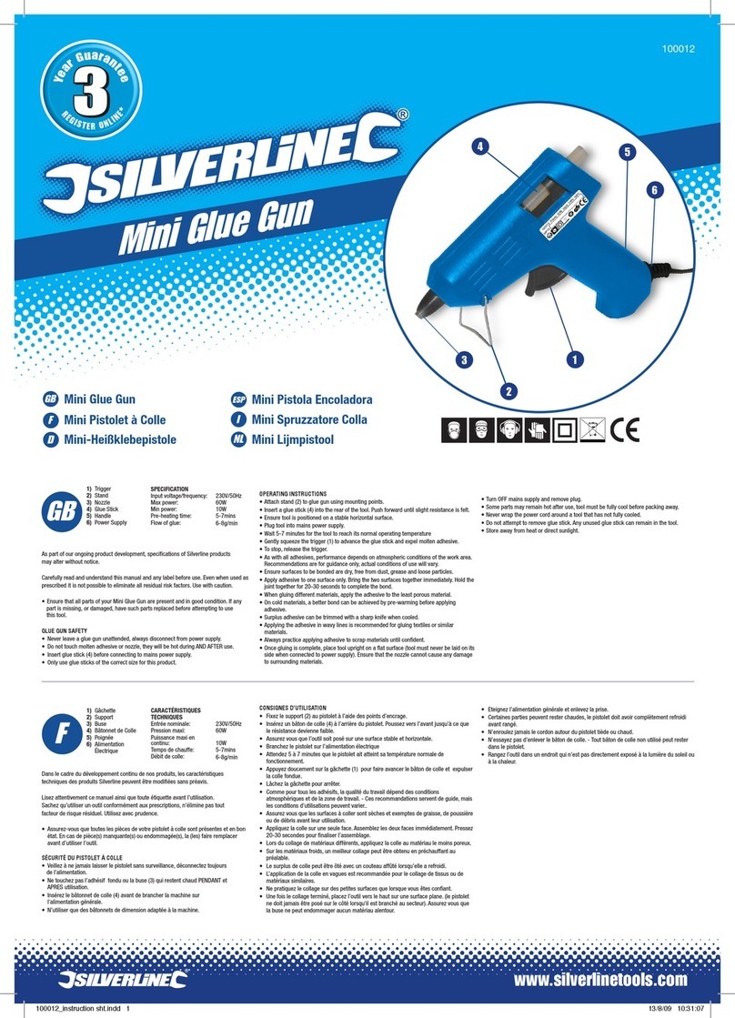 Silverline 100012 operating instructions