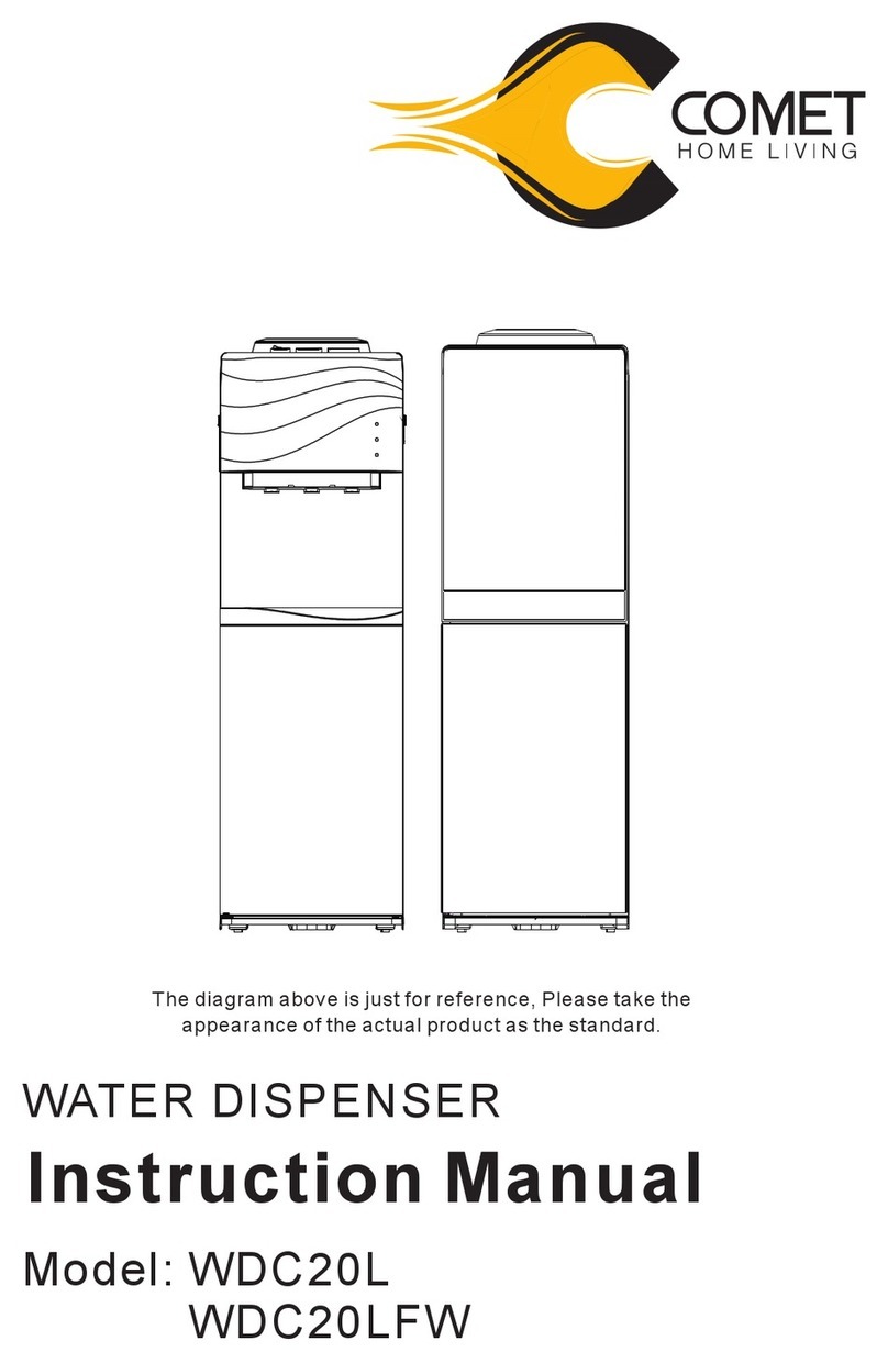 Comet WDC20L instruction manual