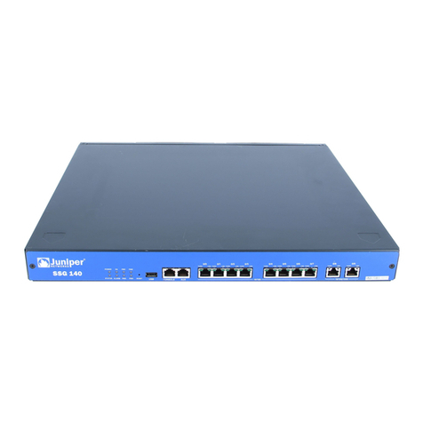 Juniper SSG140 User manual