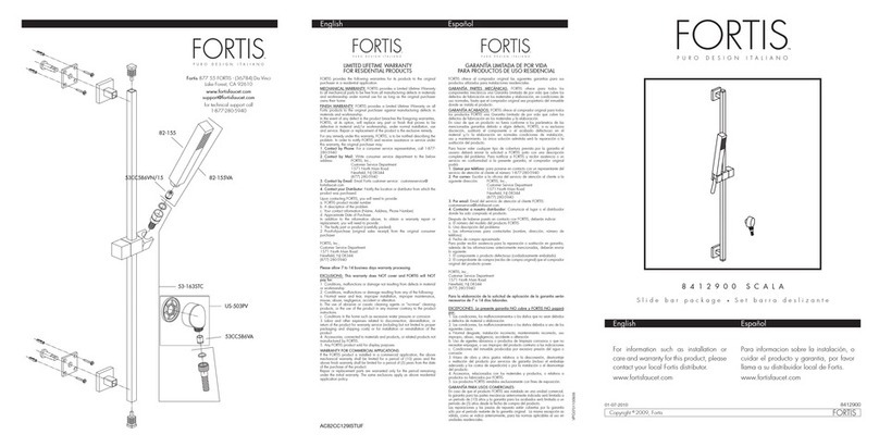 Fortis 8412900 SCALA User manual