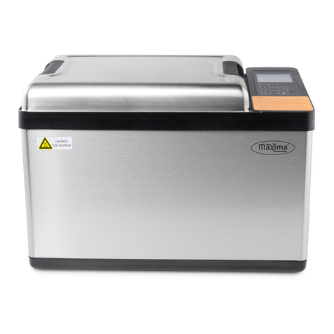 Maxima SOUS VIDE 12.5L User manual