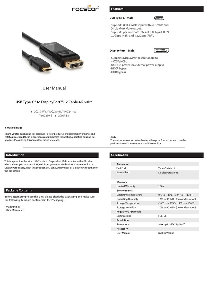 Rocstor Y10C239-W1 user manual