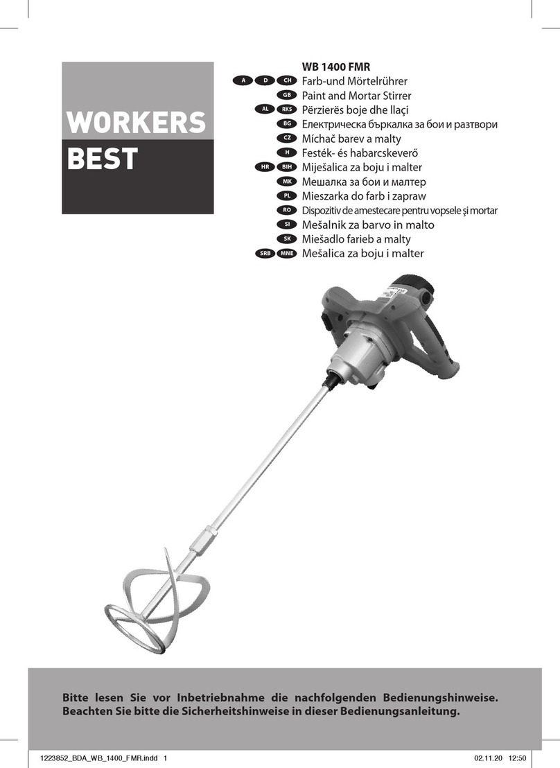 WORKERS BEST WB 1400 FMR manual