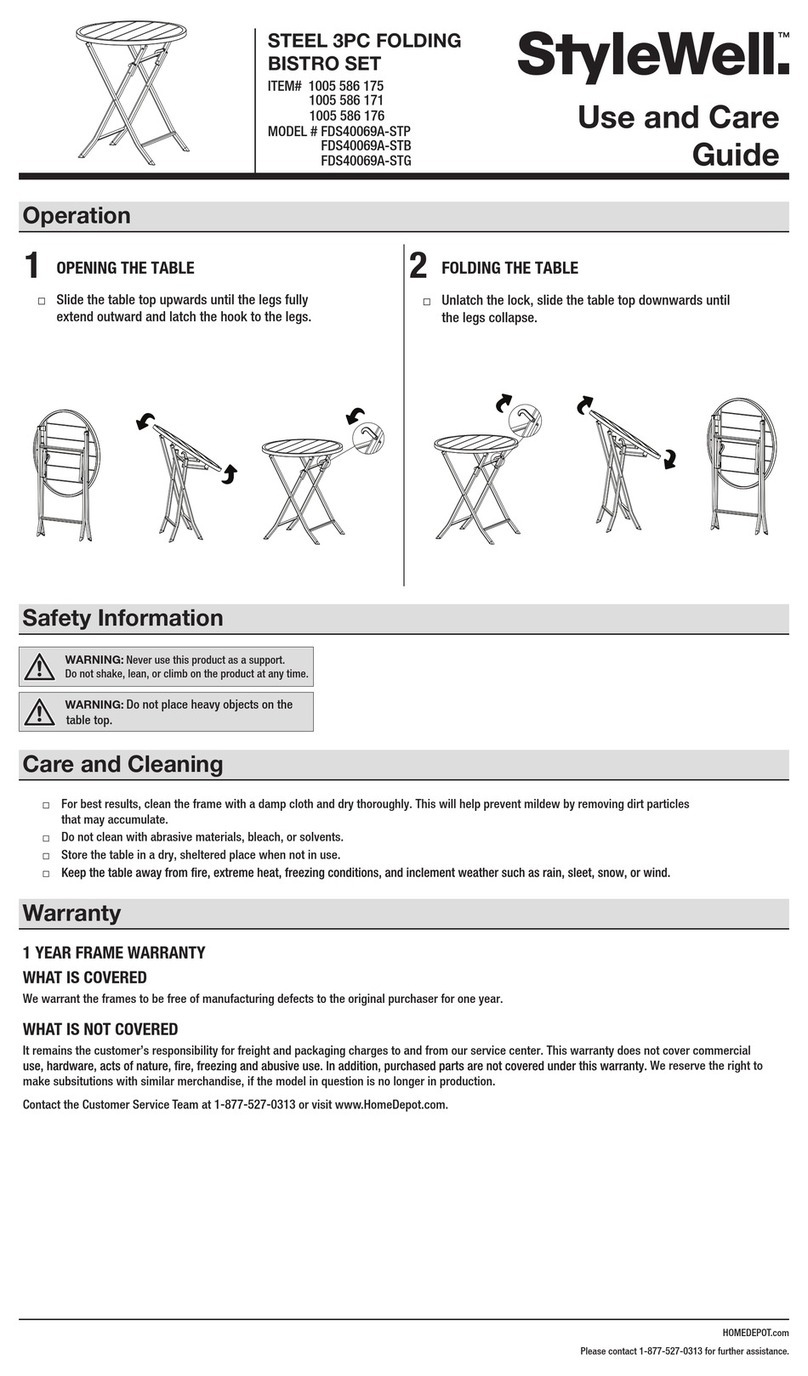 StyleWell FDS40069A-STP User manual