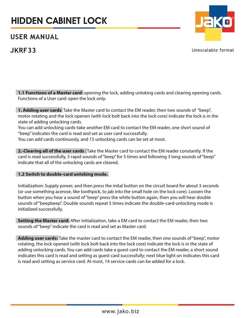 JAKO JKRF33 user manual