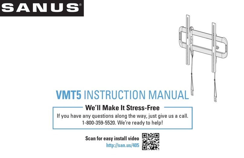 Sanus VMT5 instruction manual