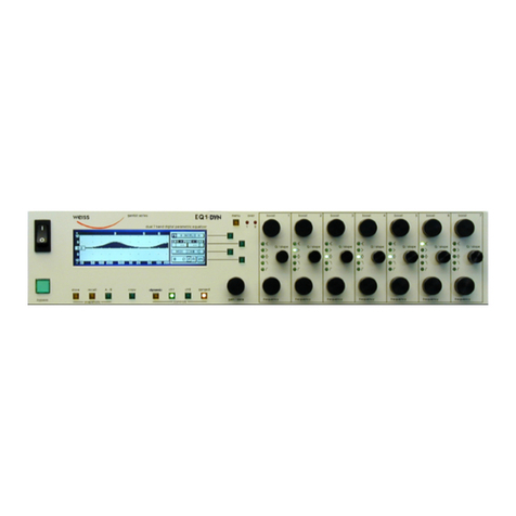 WEISS EQ1-DYN Operation manual