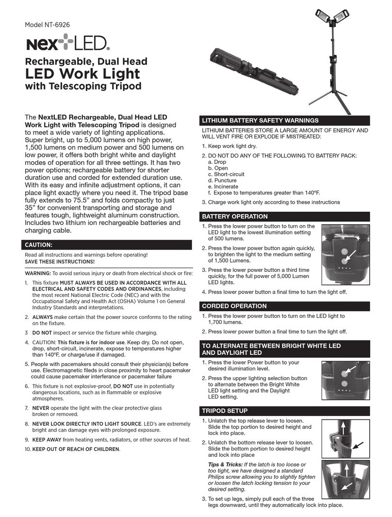 NEXTLED NT-6926 User manual
