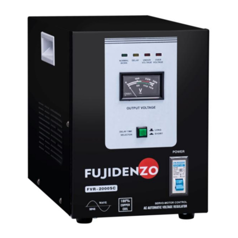FUJIDENZO FVR-2000SC Operation manual