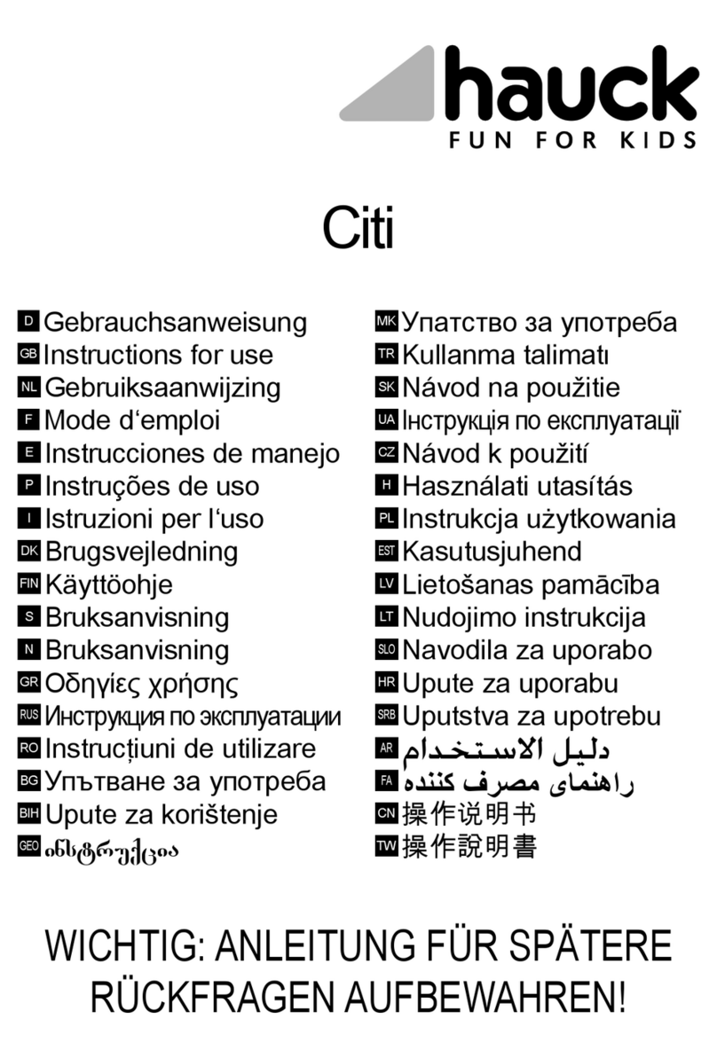 Hauck Citi User manual