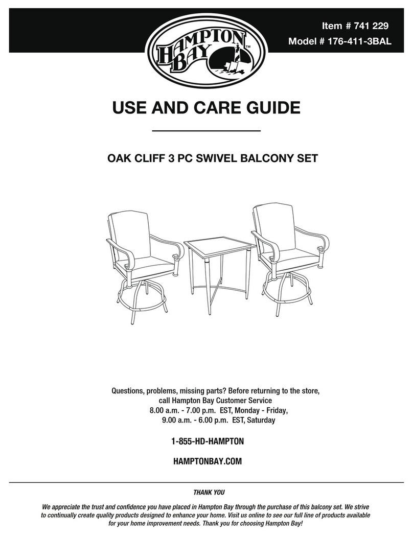 HAMPTON BAY 176-411-3BAL User manual