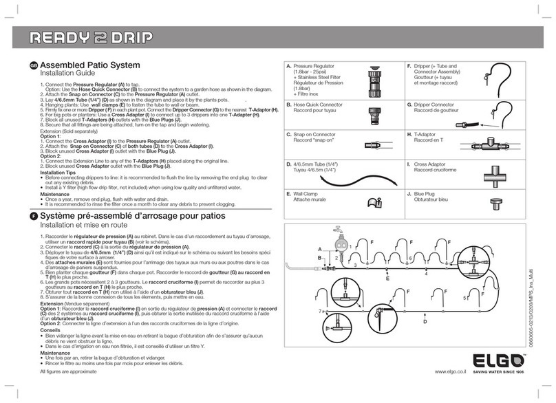 Elgo Ready 2 Drip installation guide