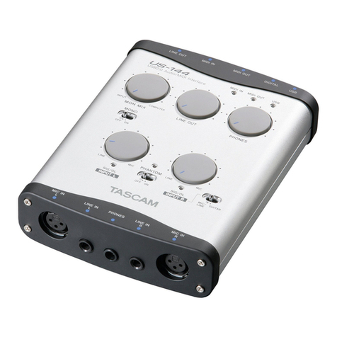 Tascam US-144 User manual
