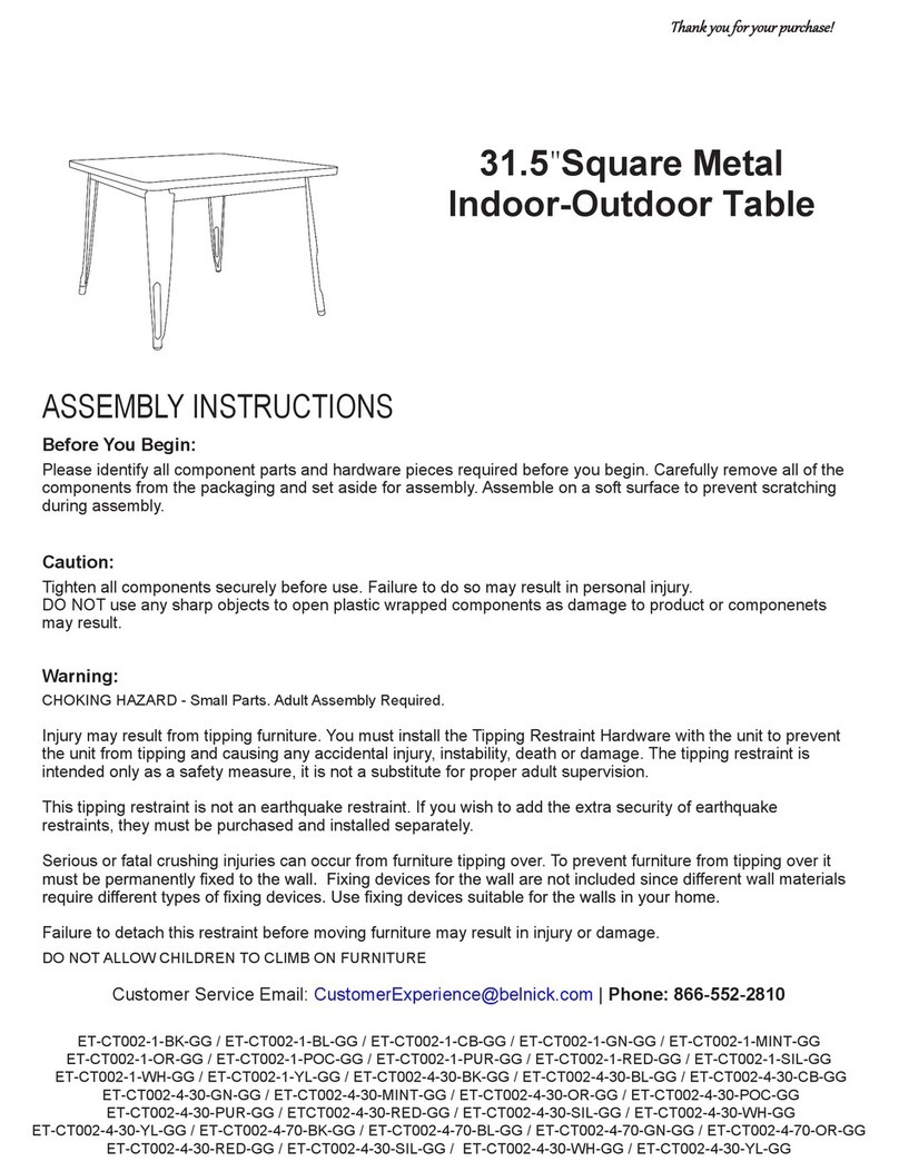 Flash Furniture ET-CT002-1-BK-GG Assembly instructions Flash Furniture ET-CT002-1-BK-GG Assembly instructions
