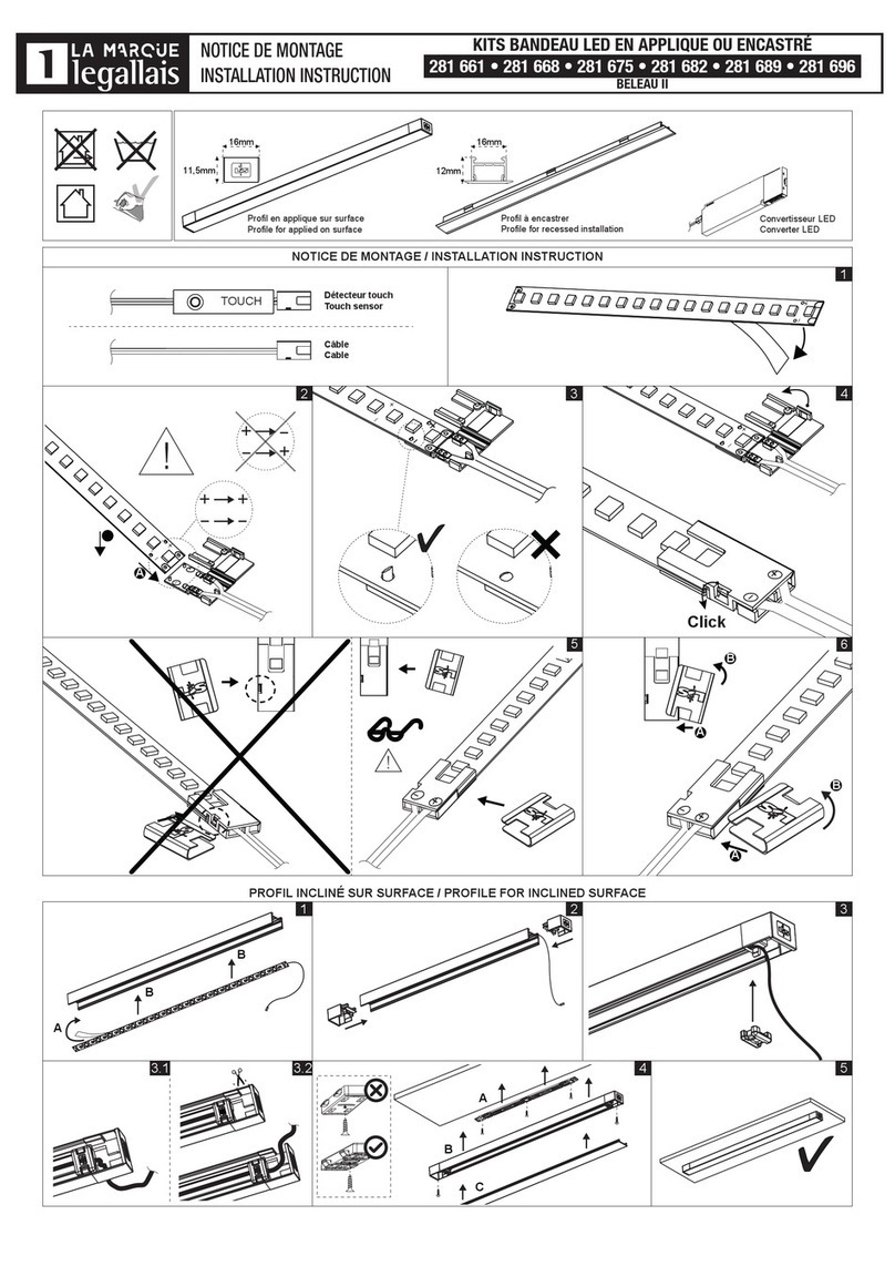 LEGALLAIS BELEAU II Installation instruction