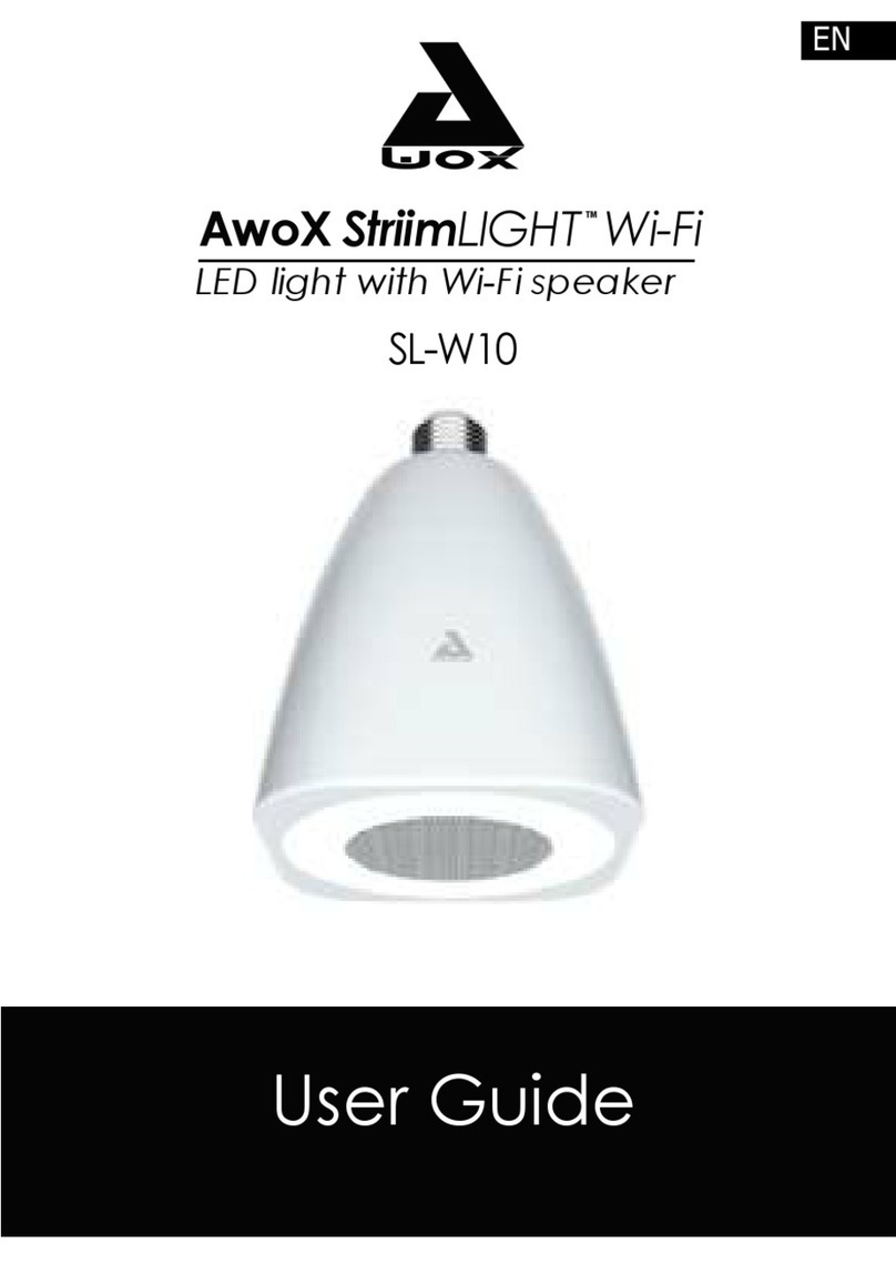 Awox StriimLIGHT SL-W10 user guide