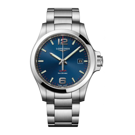 Longines CONQUEST VHP L288 instruction manual Longines CONQUEST VHP L288 instruction manual