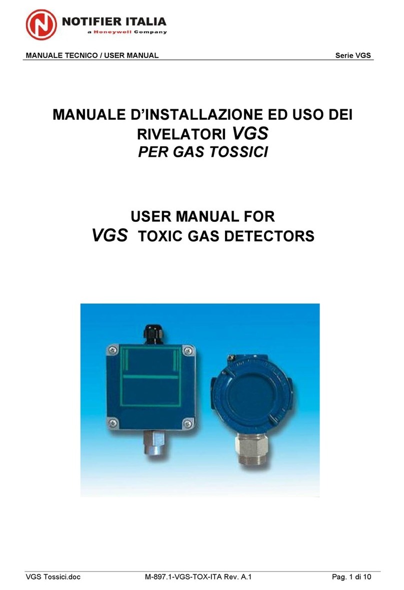 Honeywell NOTIFIER VGS Series User manual Honeywell NOTIFIER VGS Series User manual