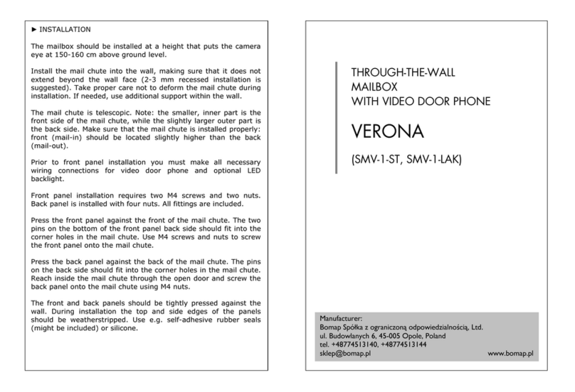 Verona SMV-1-ST quick start guide