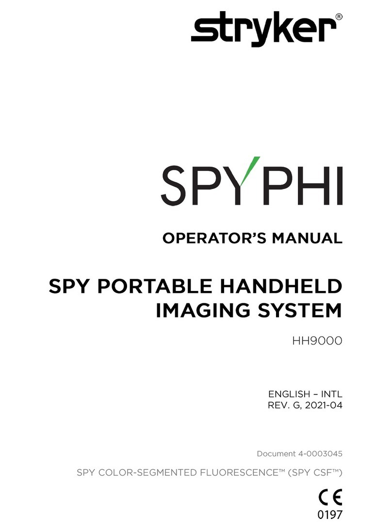 Stryker SPY PHI HH9000 Operator's manual