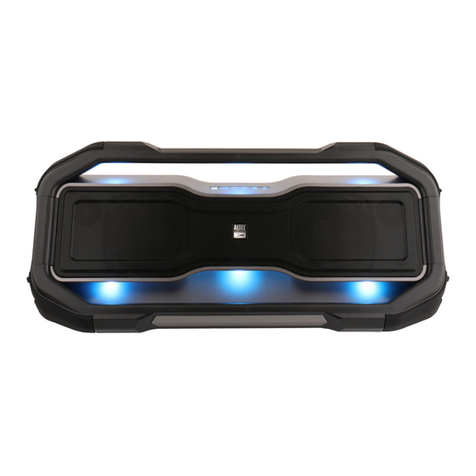 Altec Lansing ROCKBOX XL quick start guide