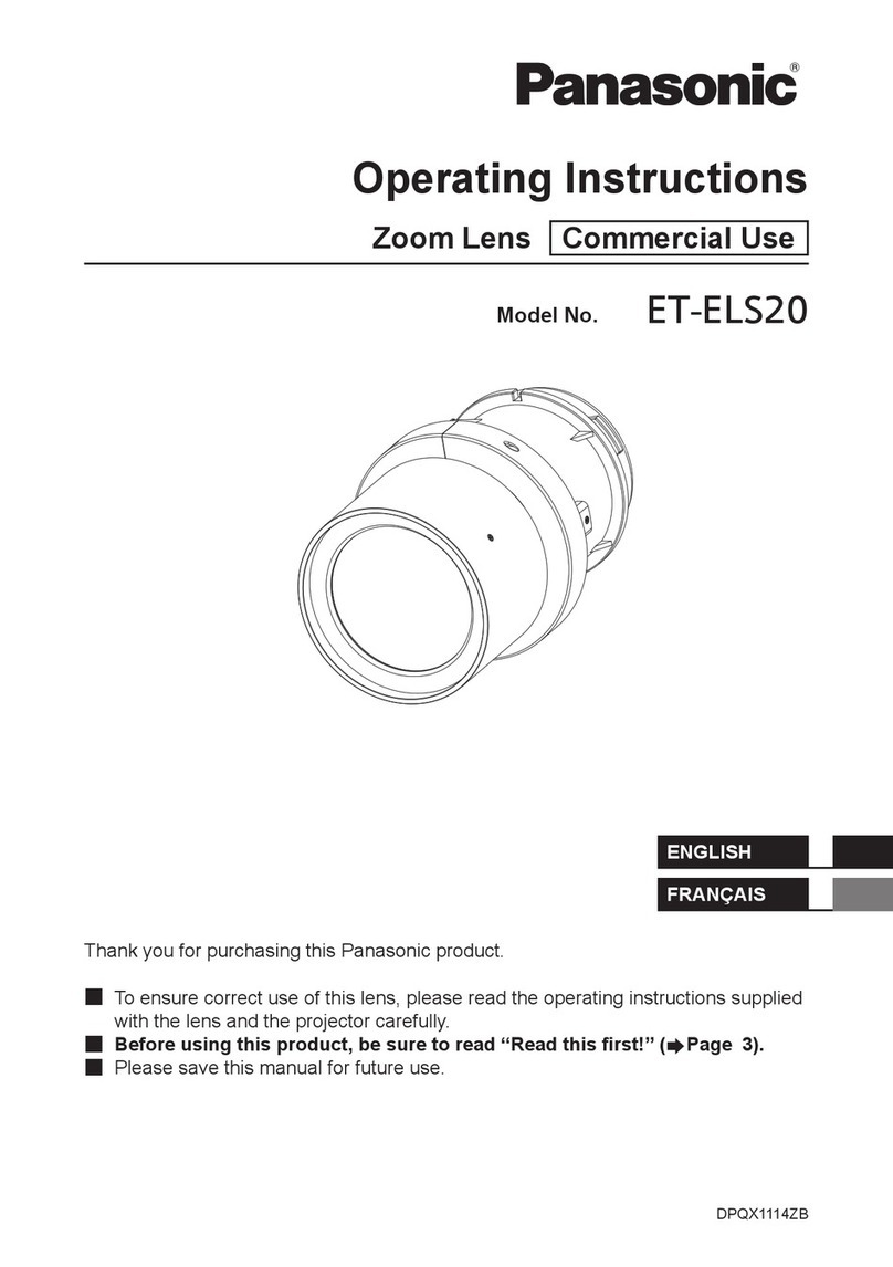 Panasonic ET-ELS20 User manual
