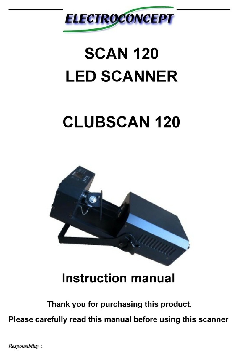 Electroconcept CLUBSCAN 120 instruction manual