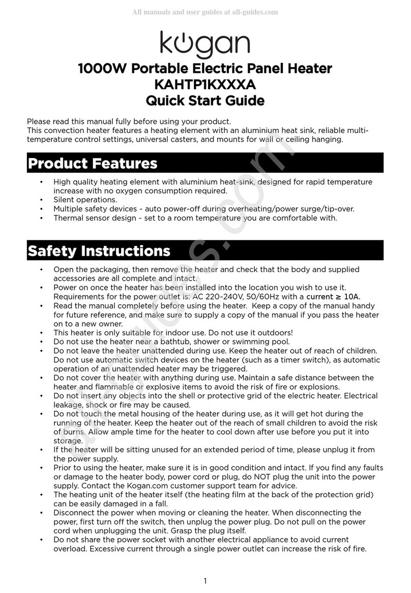 Kogan KAHTP1K Series quick start guide