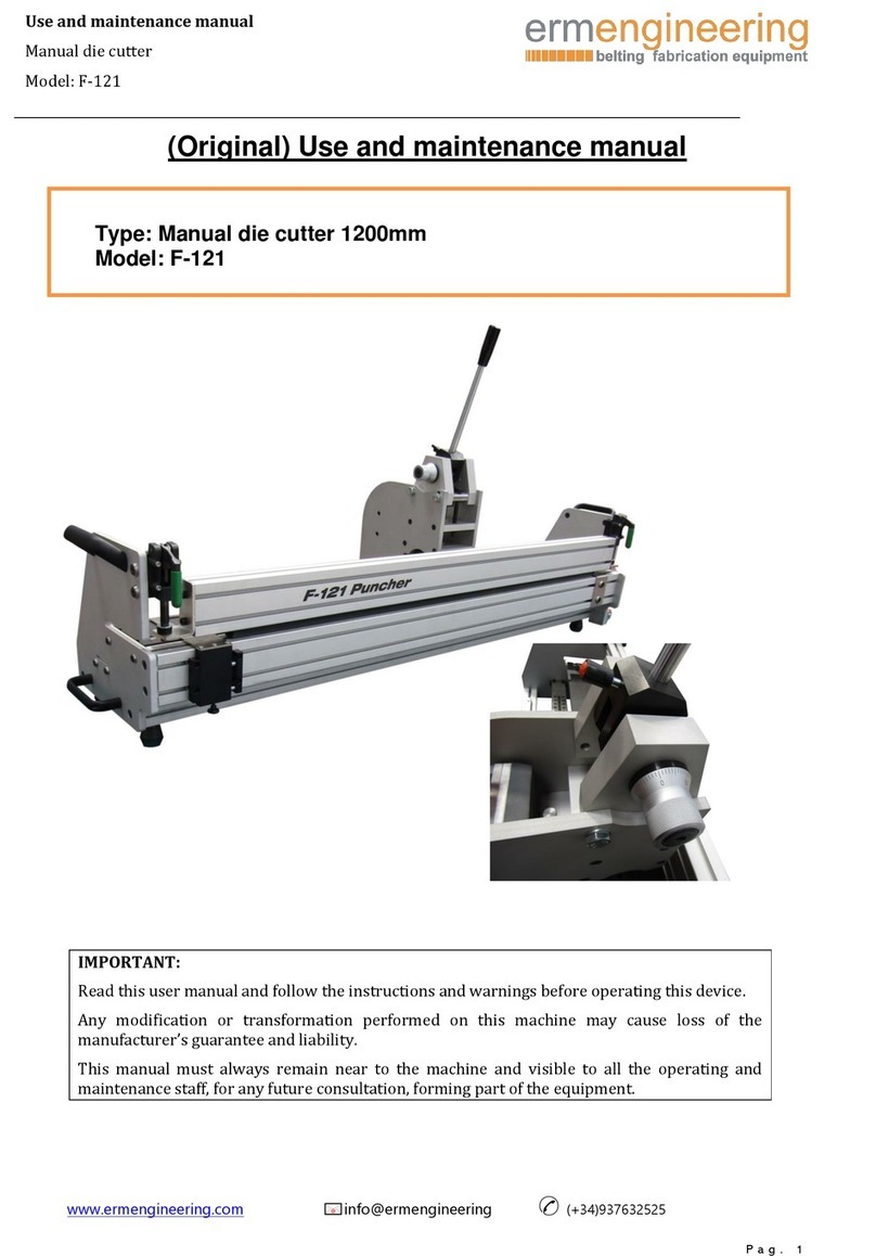 E-RM F-121 Use and maintenance manual