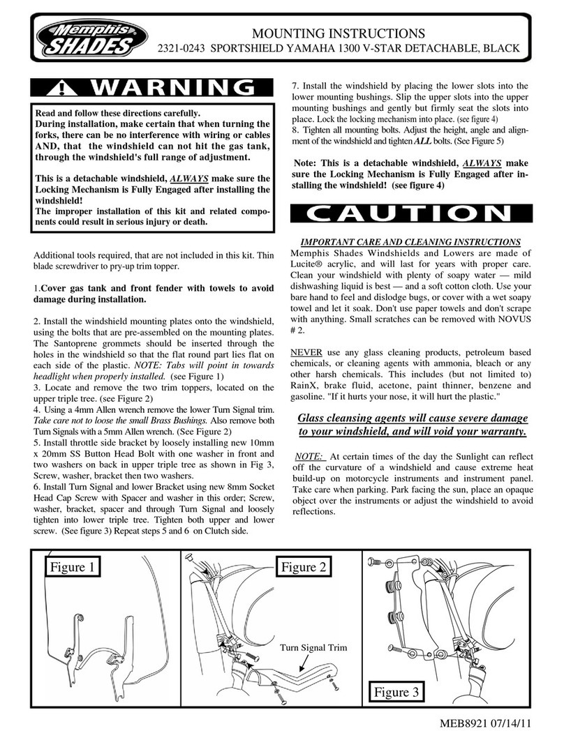 Memphis Shades 2321-0243 Mounting instructions