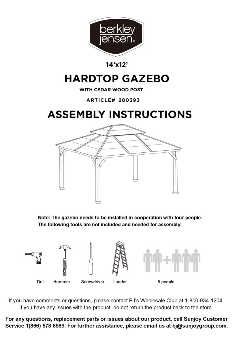 Berkley Jensen 280393 Assembly instructions
