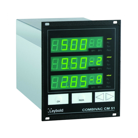 LEYBOLD COMBIVAC CM 51 User manual