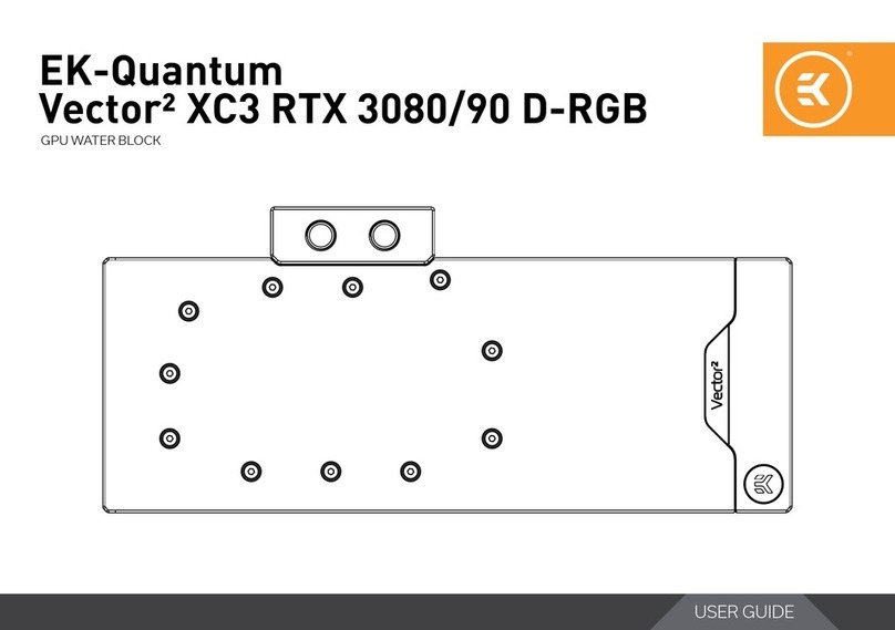 EK-Quantum Vector2 XC3 RTX 3080 D-RGB User manual EK-Quantum Vector2 XC3 RTX 3080 D-RGB User manual