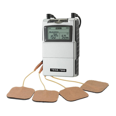COMPASS HEALTH TENS 7000 Quick reference guide