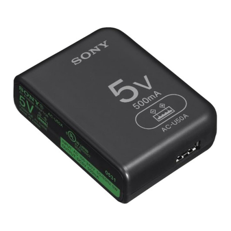 Sony AC-U50A User manual