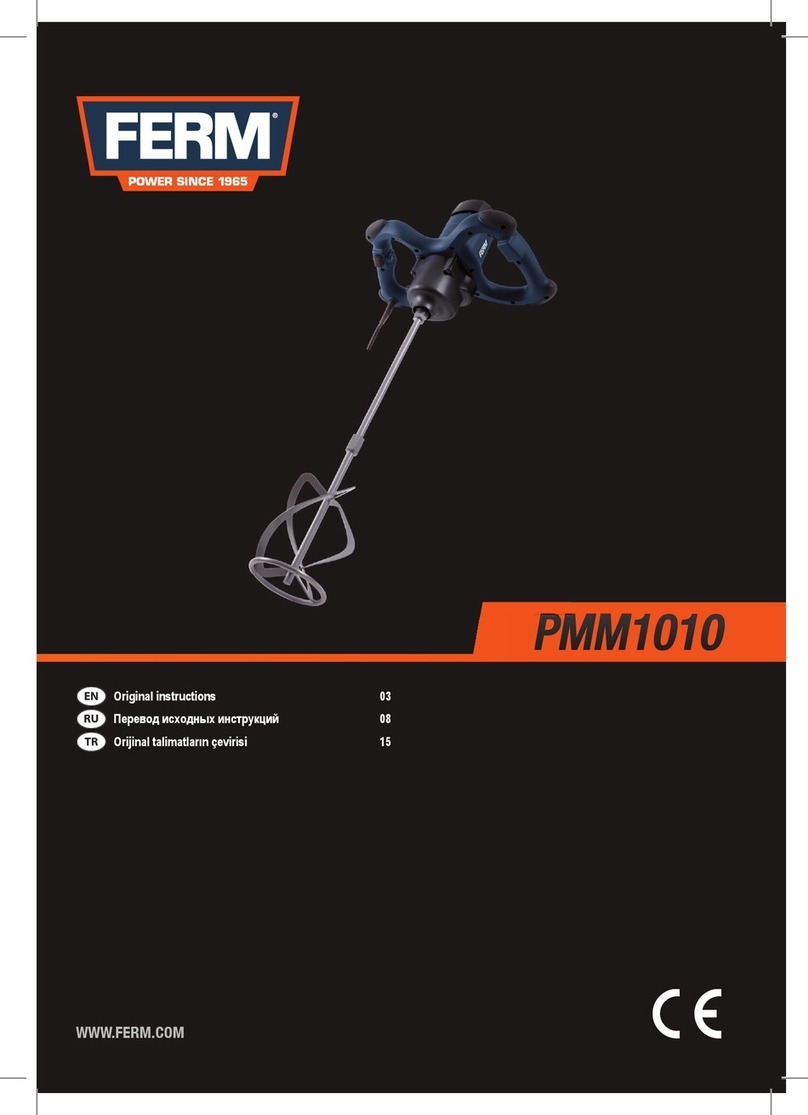 Ferm PMM1010 instruction manual