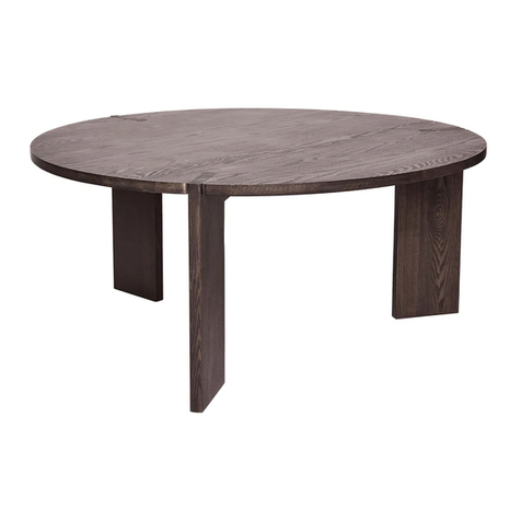 OYOY OY Coffee Table Large Assembly instructions