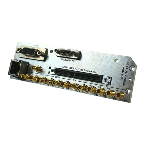 evertz MultiFrame 7814 Series User manual