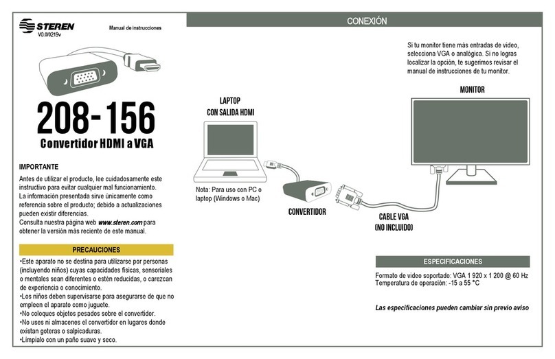 Steren 208-156 user manual