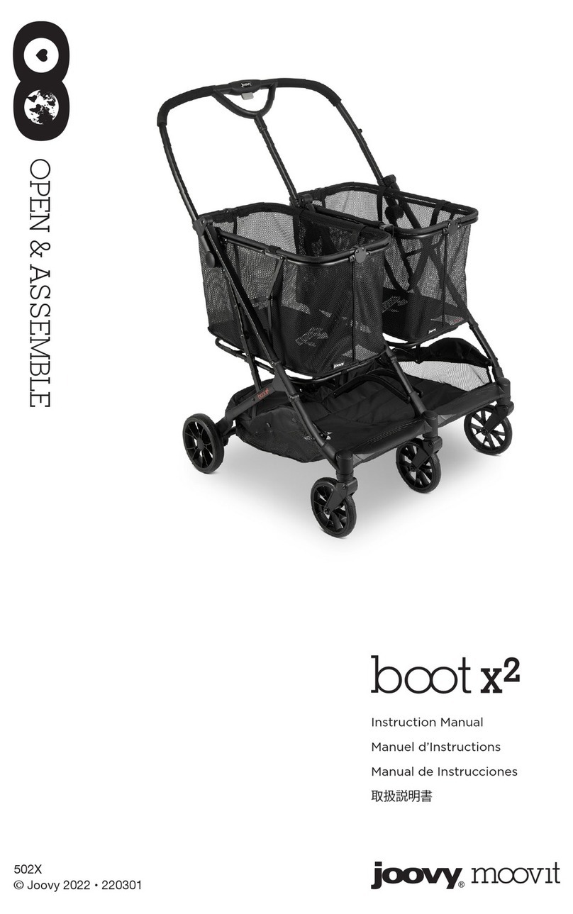 Joovy boot x2 instruction manual