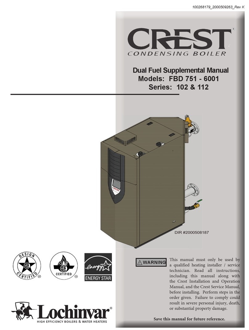Lochinvar CREST 102 Series Owner's manual