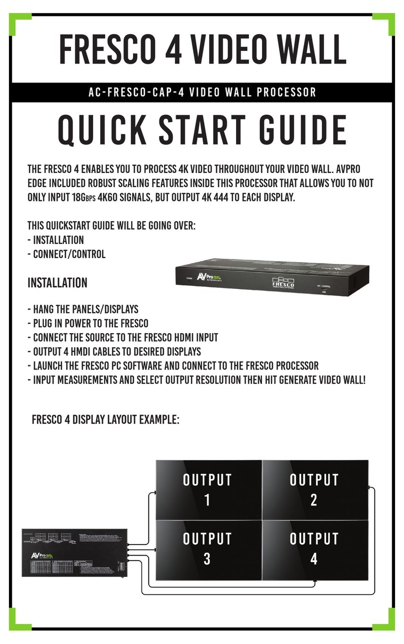 Medin AC-FRESCO-CAP-4 quick start guide
