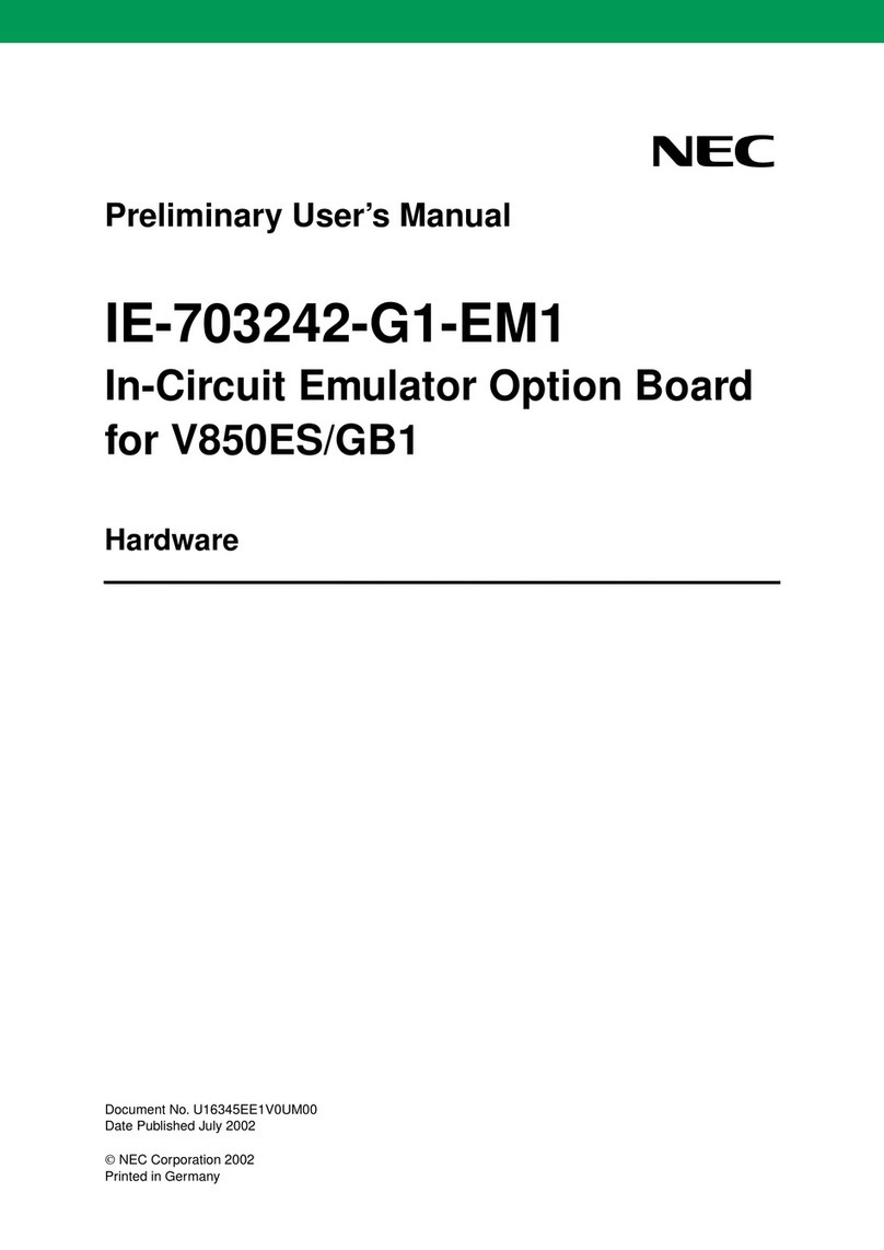 NEC IE-703242-G1-EM1 User manual NEC IE-703242-G1-EM1 User manual