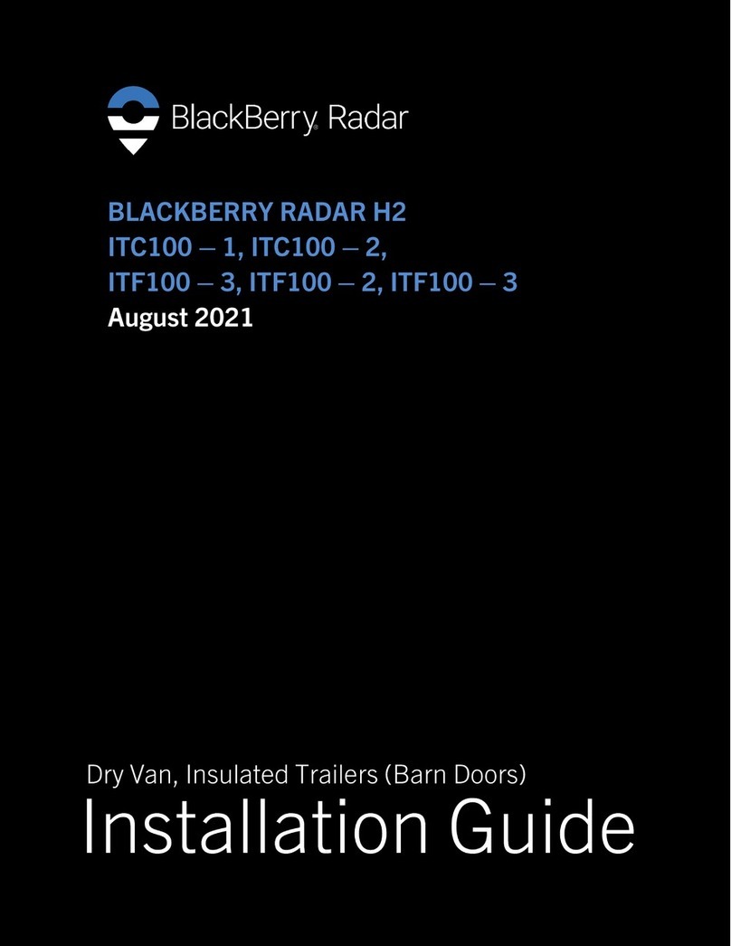 Blackbe;rry Radar H2 User manual Blackbe;rry Radar H2 User manual