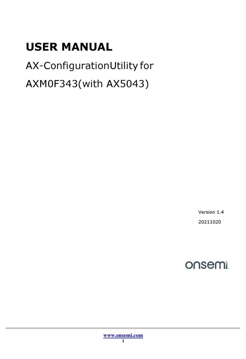 onsemi AXM0F343 User manual