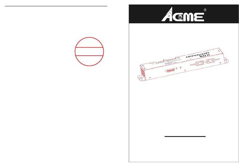 ACME LED-HC50 II User manual