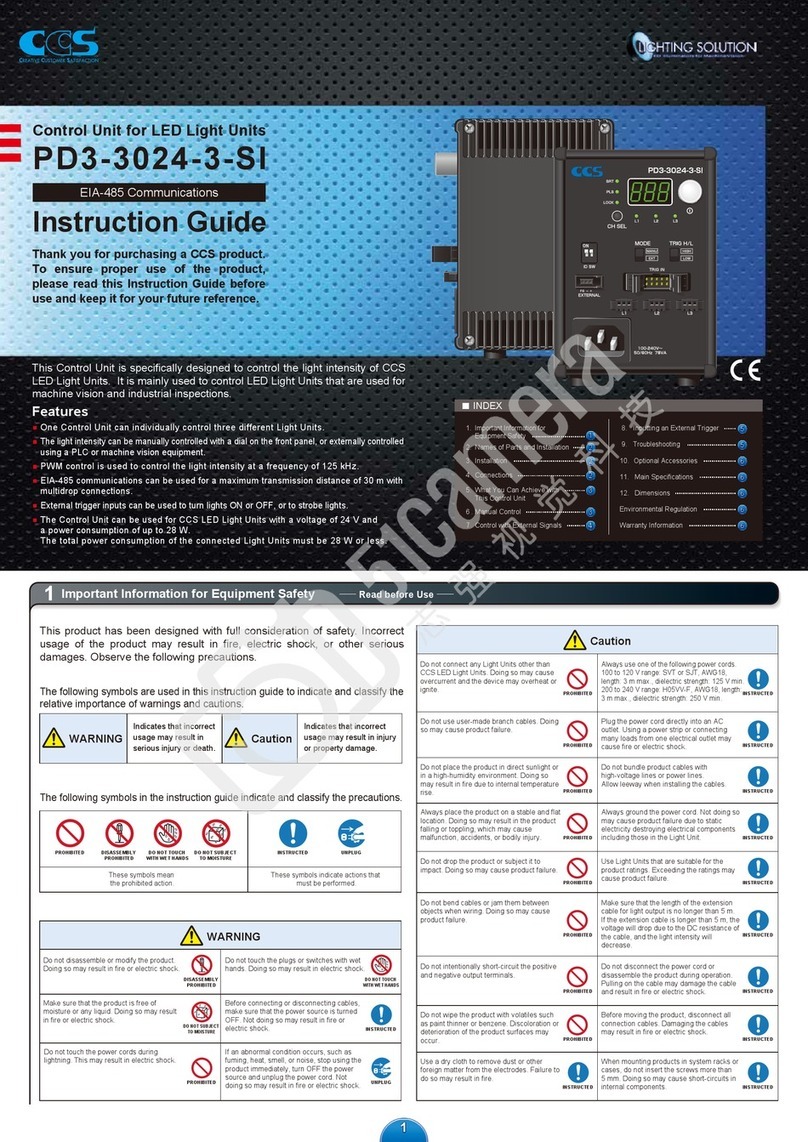 CCS PD3-3024-3-SI Manual