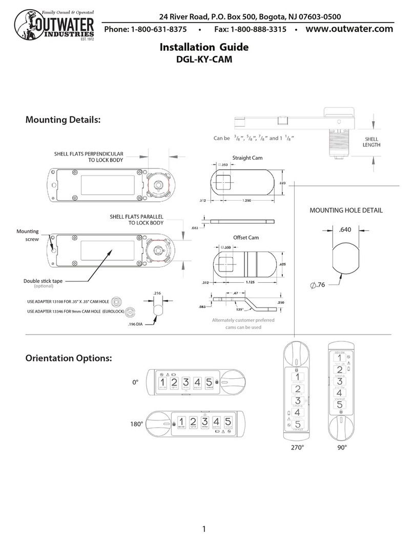 Outwater DGL-KY-CAM User manual